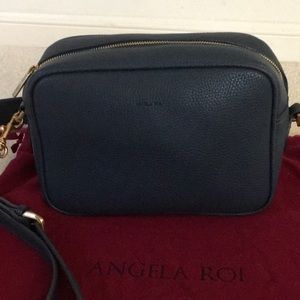 Angela Roi Grace in Navy (with embossed AR logo)